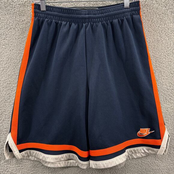 Nike Other - Vintage Nike Basketball Shorts Men's Medium Navy Orange Mesh Athletic Active